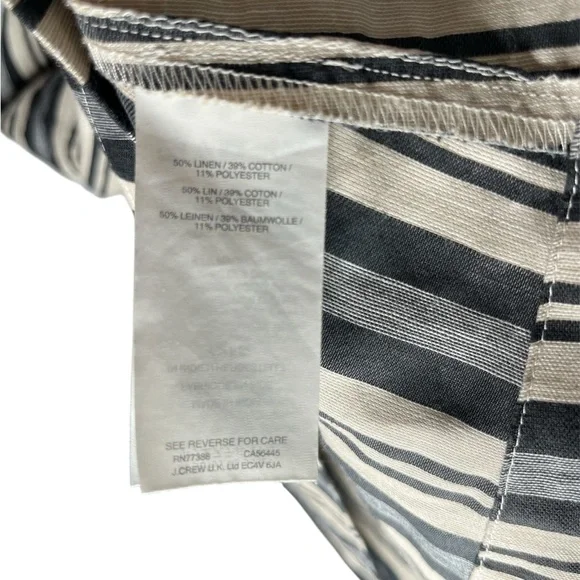 Madewell Evelyn Stripe Square-Neck Midi Dress -‎ Size L - Picture 7 of 8